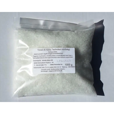 Timsó élelmiszeripari minőség 1 kg - Borászati kellék: árak ...