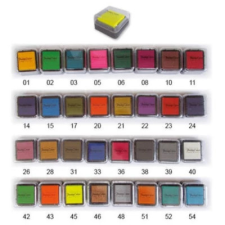 Tintapárna / bélyegzőpárna 33x33x20 mm színkód "45" UTOLSÓ DARABOK bélyegző