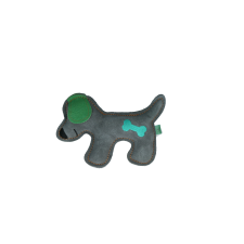 Tiny Doodles Kölyökkutya  zöld  kutyajáték plüss játék kutyáknak