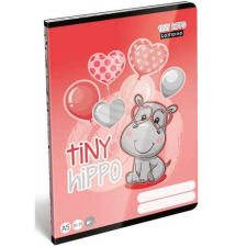 Tiny Hippo vízilovas sima füzet A5 - 20-32 füzet