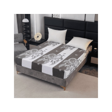 TIRSO 180x200 cm szürke-fehér mikroplüss lepedő lakástextília