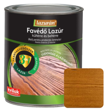 TISZAFA - LAZURÁN FAVÉDŐ LAZÚR 3IN1 - OLDÓSZERES VÉKONYLAZÚR - 0,75 L favédőszer és lazúr