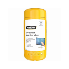 Tisztítókendő, képernyőhöz, Fellowes® 100lap,/csomag, tisztító- és takarítószer, higiénia