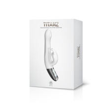 TITANZ 8.5" SILICONE RECHARGEABLE VIBRATOR IN IVORY WHITE vibrátorok