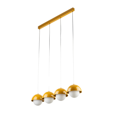 TK Lighting Bono sárga függesztett lámpa (TK-10267) E27 4 izzós IP20 világítás