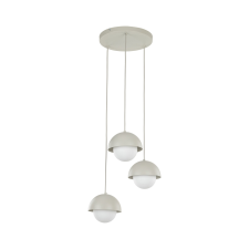 TK Lighting Bono szürke függesztett lámpa (TK-10206) E27 3 izzós IP20 világítás