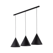 TK Lighting Cono fekete függesztett lámpa (TK-10060) E27 3 izzós IP20 világítás