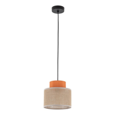 TK Lighting Duo narancs-barna függesztett lámpa (TK-3255) E27 1 izzós IP20 világítás