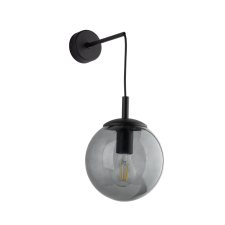 TK Lighting Esme átlátszó-grafit falikar (TK-5386) E27 1 izzós IP20 világítás