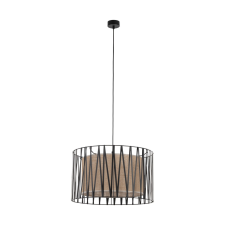 TK Lighting Harmony Nature fekete függesztett lámpa (TK-4557) E27 3 izzós IP20 világítás