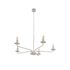 TK Lighting Limal szürke függesztett lámpa (TK-10253) E14 4 izzós IP20 világítás