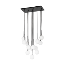 TK Lighting Martin fehér-fekete függesztett lámpa (TK-10079) G9 13 izzós IP20 világítás