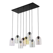 TK Lighting Molly átlátszó-színes függesztett lámpa (TK-10303) E27 8 izzós IP20 világítás