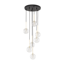 TK Lighting Nilos átlátszó-arany függesztett lámpa (TK-5362) G9 7 izzós IP20 világítás