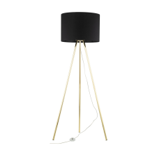 TK Lighting Umberto fekete-arany állólámpa (TK-6635) E27 1 izzós IP20 világítás