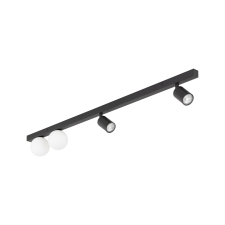TK Lighting Vox fekete mennyezeti lámpa (TK-10002) GU10+G9 4 izzós IP20 világítás