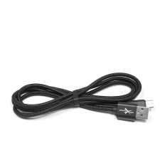 TKN mobil adat és töltő kábel USB 2.0 C típus 120 cm fekete KAB000204 mobiltelefon kellék