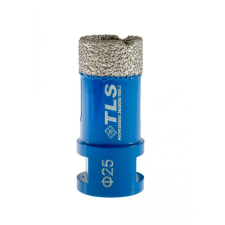  TLS COBRA-PRO Gyémánt lyukfúró 25 mm sarokcsiszolóra száraz / vizes kék