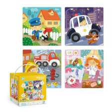 TM Toys Dodo 4 az 1-ben puzzle - Munkahelyek, 3+ puzzle, kirakós