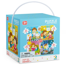 TM Toys (DOP300130) Puzzle 4in1 My Day puzzle, kirakós