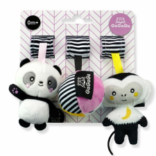 TM Toys Gagagu Panda, labda, majom formájú függőjáték készlet egyéb bébijáték