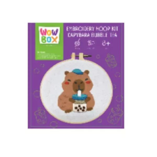 TM Toys Wow Box: Kapibara Bubble Teával hímzőkészlet kreatív és készségfejlesztő