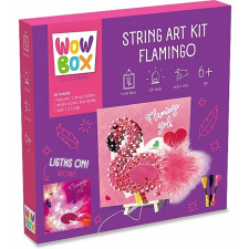TM Toys Wow Box Világító csomózó képkészítő készlet - Flamingó kreatív és készségfejlesztő