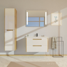  TMP GOLDY fali függesztett fürdőszobai ÁLLÓSZEKRÉNY - 155 x 35 cm fürdőszoba bútor