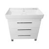  TMP TRIO lábon álló fürdőszobabútor CeraStyle SHARP - 37300 mosdóval - 80 x 48 cm