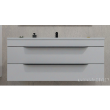 TMP VOX 100 fehér fali függesztett fürdőszobabútor 100 cm porcelán mosdókagylóval fürdőszoba bútor