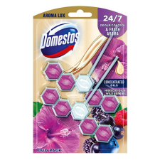 Toalett öblítő DOMESTOS Aroma Lux Hibiscus Oil & Wild Berries 2x55g tisztító- és takarítószer, higiénia