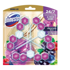 Toalett öblítő DOMESTOS Aroma Lux Hibiscus Oil & Wild Berries 3x55g tisztító- és takarítószer, higiénia