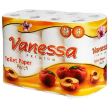 . Toalettpapír, 3 rétegű, 24 tekercses, Vanessa (KHHVP029) fürdőszoba kiegészítő