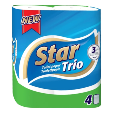  Toalettpapír STAR Trio 3 rétegű 4 tekercses higiéniai papíráru
