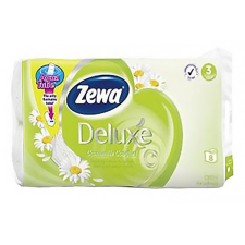  Toalettpapír ZEWA Deluxe 3 rétegű 8 tekercses Camomile higiéniai papíráru