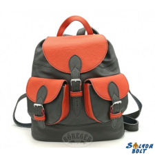  Több zsebes hátitáska, hátizsák, fekete - piros ajándéktárgy