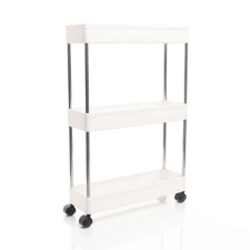 Toboli keskeny konyhai zsúrkocsi 3 polccal gurulós 40x13x61cm 63363 bútor