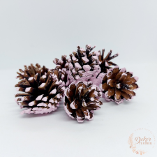  Toboz - kicsi - koptatott rózsaszín dekorációs kellék