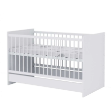TODI Baby Shop Átalakítható Babaágy - 70x140 cm - Fehér kiságy, babaágy