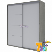 TODI Cube gardrób szekrény 200 cm széles bútor