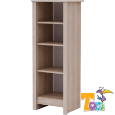 TODI szekrény Classic keskeny nyitott polcos 140cm magas gyermekbútor