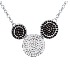 Together- fekete-fehér- Swarovski kristályos nyaklánc nyaklánc