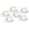 TOGNANA 90 ml-es kávéscsésze készlet csészealjakkal 6 db GOLF