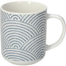 TOGNANA EDGE ORIENTALE 6 darabos bögrekészlet, kék-fehér, 350 ml bögrék, csészék