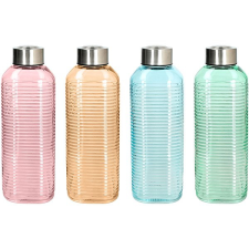 TOGNANA JUS palack 1 literes, szögletes, üveg kulacs, kulacstartó