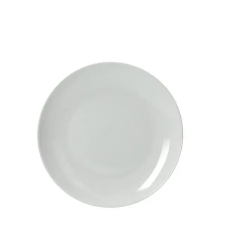 TOGNANA METROPOLIS BIANCO fehér porcelán desszert tányér 19,5cm tányér és evőeszköz