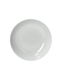 TOGNANA METROPOLIS BIANCO fehér porcelán mély tányér 20,5cm, tányér és evőeszköz