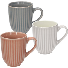 TOGNANA RELIEF HAZEL bögre készlet, 400 ml, 6 db bögrék, csészék