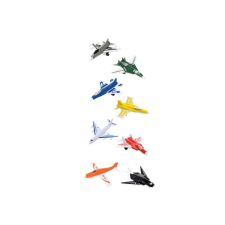 Toi-Toys Fém repülőgép szett Speedfighter, 8 db. helikopter és repülő