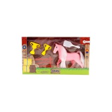 Toi-Toys Horses fésülhető ló figura kiegészítőkkel – rózsaszín játékfigura